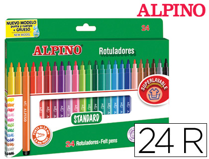 24 rotuladores Alpino